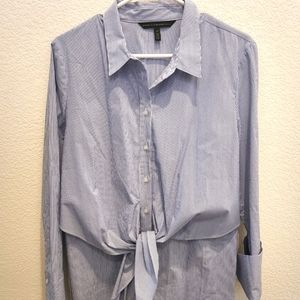 White House Black Market cotton blouse size 14